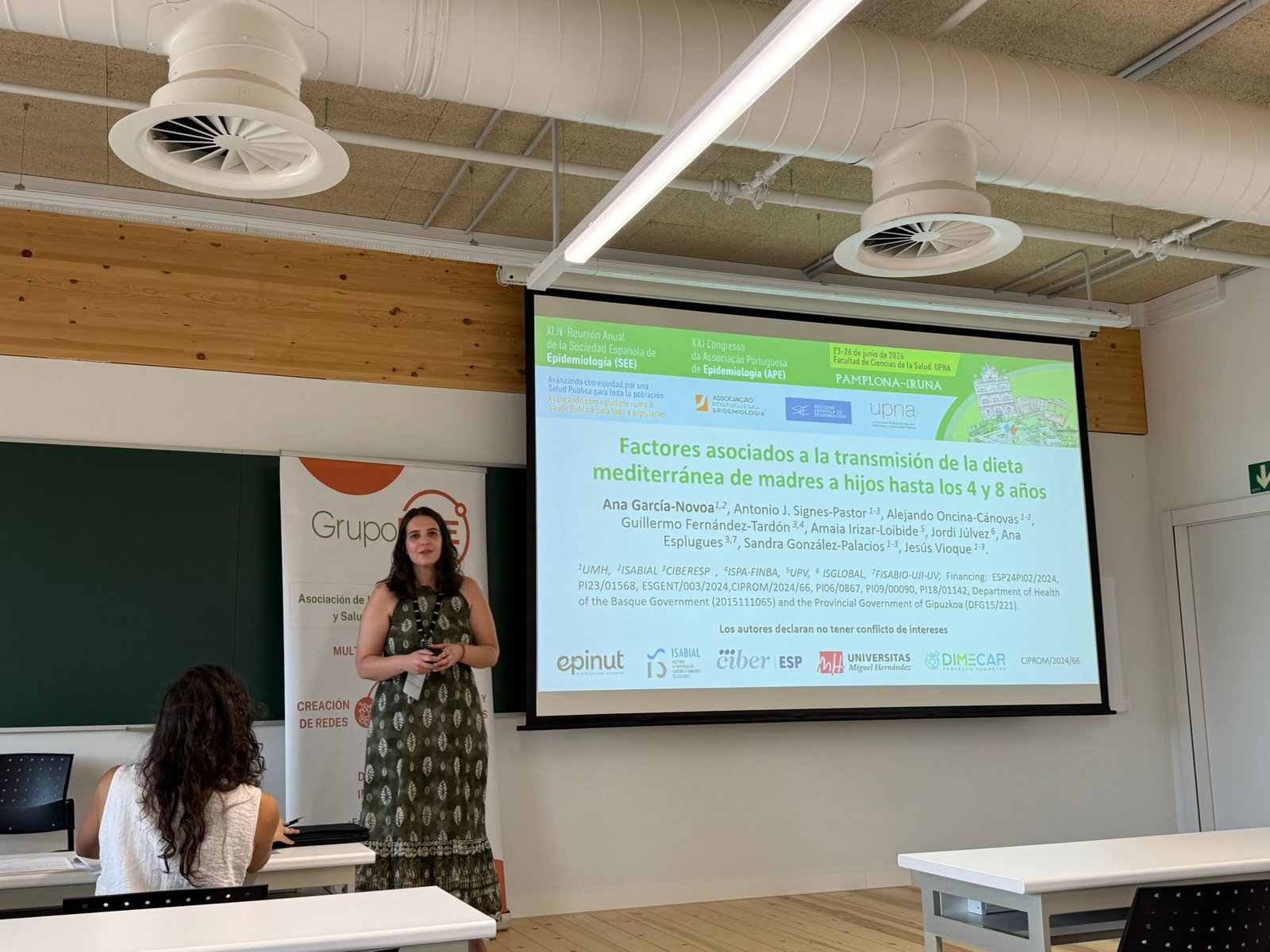 Ana García-Novoa en la XLIV Reunión Anual de la SEE 2026 Pamplona